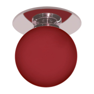 Светильник точечный Feron 1531, G4, шар, хром/красный