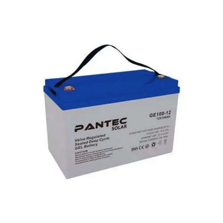 Акумулятор PANTEC PTG100-12, 12 В, 100 Ач, GEL, 330*173*218 мм., 30,4 кг - 1