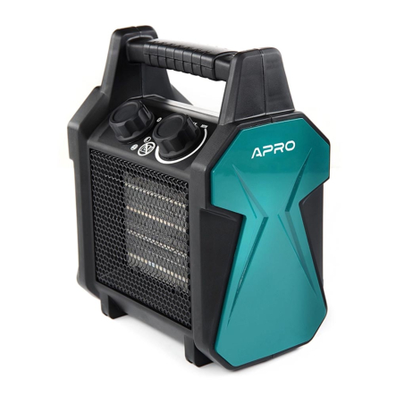 Тепловентилятор електричний з керамічним нагрівачем АПРО СFH-20 140 м³/рік, 2.0 кВт - 1