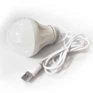 Світлодіодна лампа LUXEL&amp;nbsp;LED&amp;#8209;063&amp;#8209;USB, 5&amp;nbsp;Вт, 6500&amp;nbsp;K, 400&amp;nbsp;Лм, живлення&amp;nbsp;-&amp;nbsp;5&amp;nbsp;В (шнур&amp;nbsp;USB, 1&amp;nbsp;м)