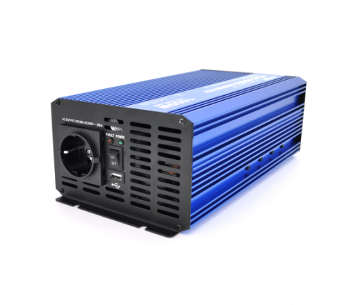 Інвертор напруги Carspa SINUS P1000-242, 24V/220V, 1000Вт, правильний синус - 1