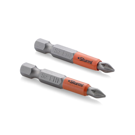 Набір біт S2 PH1*50mm 2шт Sturm 1271401 - 1 Набір біт S2 PH1*50mm 2шт Sturm 1271401 - 1