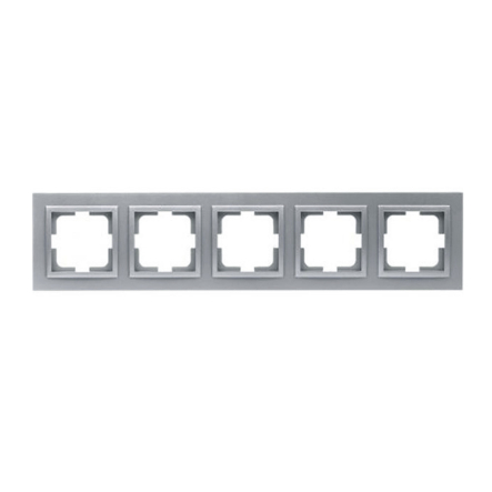 Рамка 5-а, Mono Electric, DESPINA, срібло, 102-210000-164 - 1