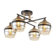 Люстра VALESO V 6311-4 BK+FG