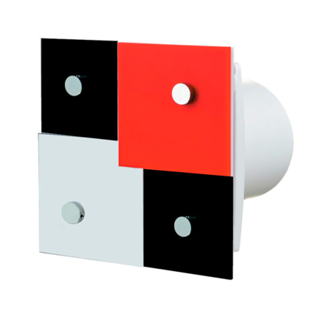 Вентилятор настенно-потолочный ВЕНТС 100 Домино 1, осевой, декоративный, 0687923227 - 1