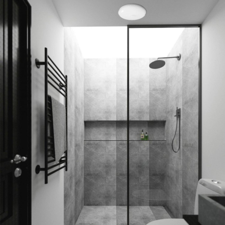 Светильник LED Feron AL3006-RPS, 12W, 6500K, IP65, круг, с датчиком