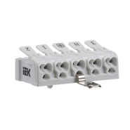 Клемма пружинная соединительная КСПнз5-3L+N+PE IEK