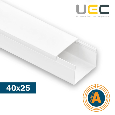Кабель-канал 40х25 UEC (50 м), CKK10-040-025-U - 1