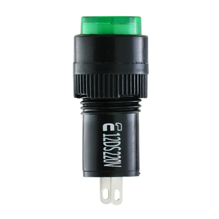 Сигнальная арматура АСКО-УКРЕМ AD22E-12DS, 220V АC, зеленая, A0140030190