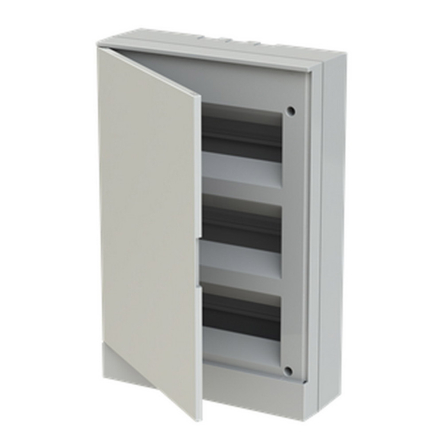 Щит распределительный ABB BASIC E, 1SZR004002A2109, 36 модулей накладной, IP41 (не прозрачная дверца) - 1