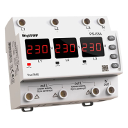 Переключатель фаз DigiTOP PS-63A M6R, 63 А, 3 фазы, 50-400 В