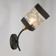 Бра настенное SIRIUS B N3630/1W BK+AB Е27