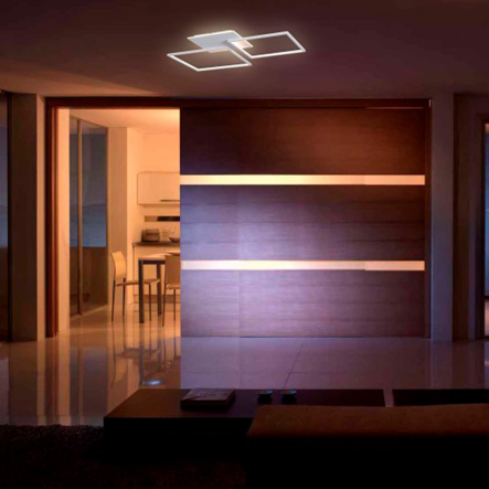 Светильник светодиодный Feron, AL6300, QUADRO M, 90W, 4100Lm, 2700K-6500K, белый, 7503