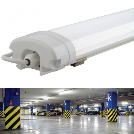 Светильник линейный HOROZ, OKYANUS-72 LED, 72W, 6400К, 5760Lm, IP65, 125 см, 059-005-0072-010