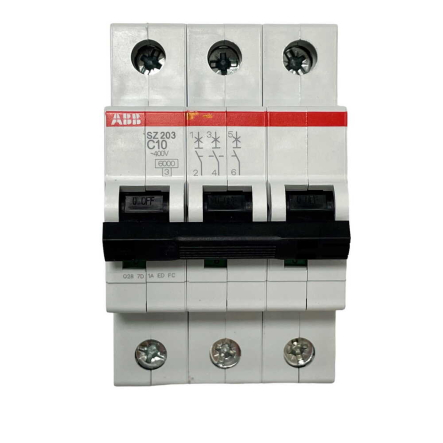 Автоматичний вимикач ABB SZ203-C16, тип C, 16 А, 3P, 6 кА, 2CDS253025R0104 - 1