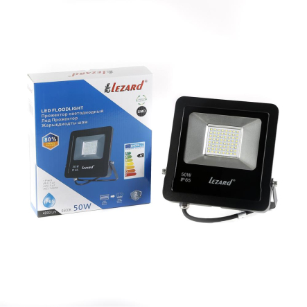 Прожектор світлодіодний LEZARD 50W, 6500K, IP65, PAL6550 - 1
