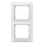 Рамка двойная вертикальная LEGRAND Valena, 774456, белая