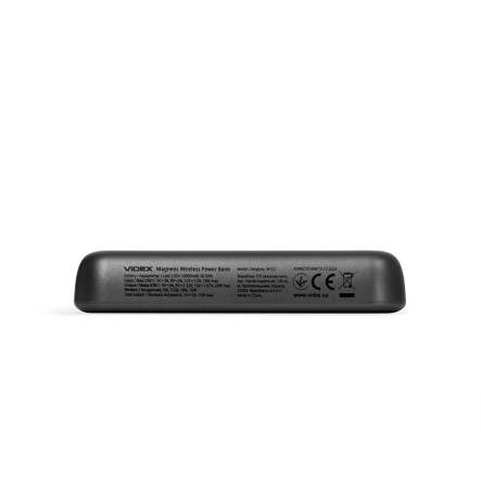 Повербанк (УМБ) 10000mAh VIDEX VPB-W102, PD20W, Grey