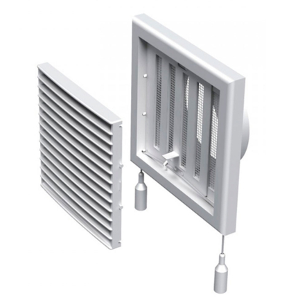 Решетка вентиляционная Вентс МВ 121 ВРс, 0000222900, ш187*в142мм - 1