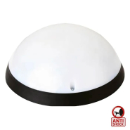 Светильник пластиковый HOROZ, AQUA Опал, Е27, IP54, полный месяц, черный, 1153