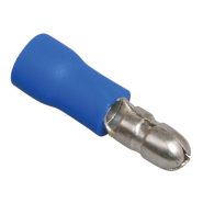 Наконечник разъем РшИп 2-5-4; 1,5-2,5мм штекер, IEK, URP20-D25-D23-4, синий