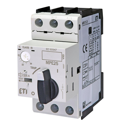 Автоматический выключатель защиты двигателя ETIMAT MPE25-25, 3P, 20-25A, 10кА, 4648013 - 1