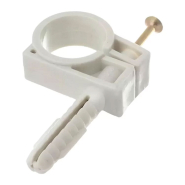 Обойма для труб і кабелю Д. 20-22мм / 50шт / білий