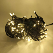 Гирлянда-удлинитель VELMAX V-SSL линейная 10м, 100LED, 2700K, чёрный кабель, IP65, 21-54-00