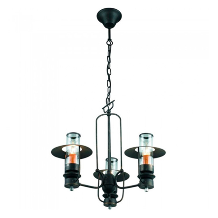 Підвіс ALTALUSSE INL-6093P-03 Brushed black, 14E, 40W - 1