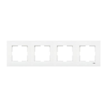 Рамка четверная горизонтальная VIKO KARRE, 90960203, белая - 1