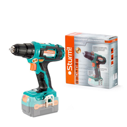 Шуруповерт аккумуляторный STURM  CD3220CL, 20В