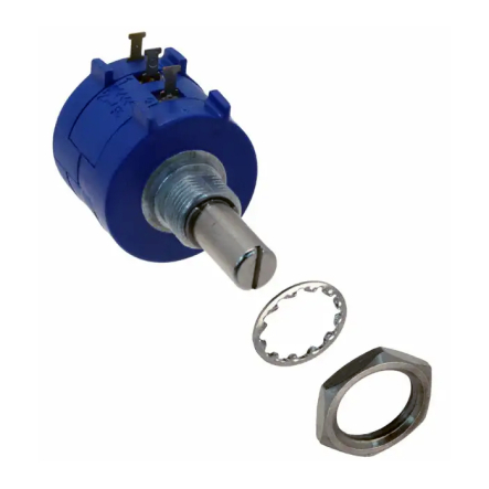 Потенціометр багатооборотний прецизійний дротяний 3590S-2-201L - 1