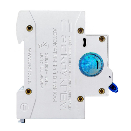 Автоматический выключатель АСКО-УКРЕМ ВА-2017-1/1, 25А, 1р, 6kA, D, A0010170089