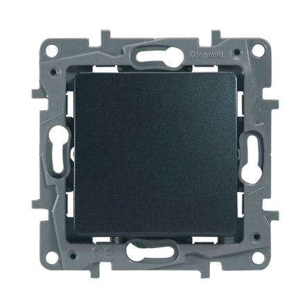 Переключатель 1 кл. Legrand Etika, 672605, антрацит - 1