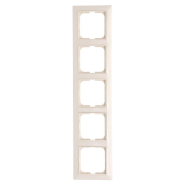Рамка пятерная ABB Basic 55, 2515-92-507, слоновая кость
