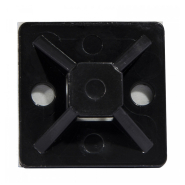 Майданчик самоклеючий АСКО-УКРЕМ 30х30 мм, чорна, під хомут, A0150090109