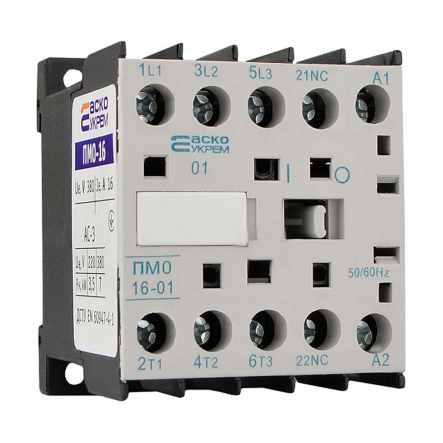 Магнитный пускатель АСКО-УКРЕМ ПМ 0-16-01 F7 110В (LC1-K1601), A0040010158 - 1