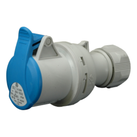 Розетка переносная SEZ ISN 3232, IP 44, 32A, 400V, 3n - 1