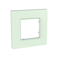 Рамка 1-местная, стекло, Schneider Electric Uniсa QUADRO, MGU2.702.17
