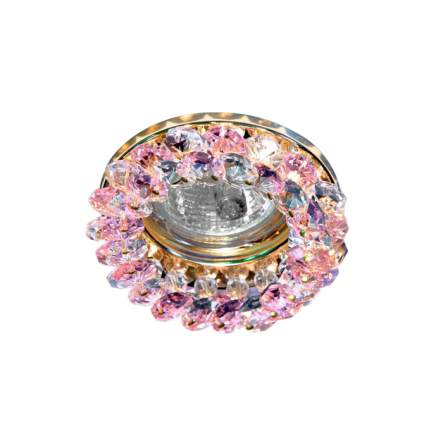 Світильник точковий Feron CD4141, MR16, GU5.3, 50W, рожевий/золото - 1