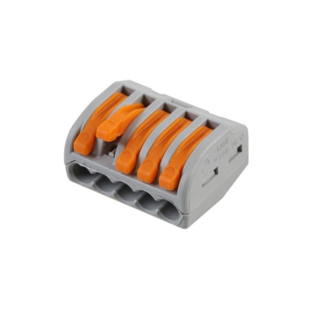 Клеммник WAGO 5* (0,5-4мм.кв.) самозажимной - 1