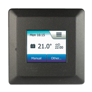 Электронный программируемый термостат для теплого пола Comfort Heat Comfort Touch Black (19115968)