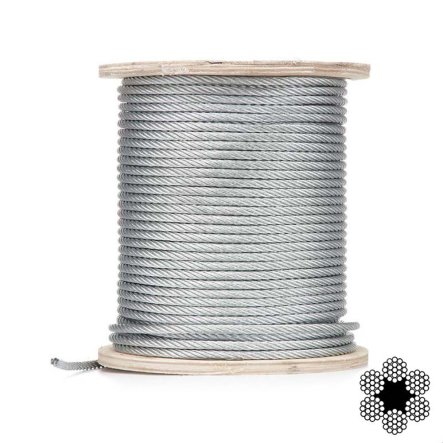 Трос оцинкований d-10 DIN 3060 (6х19) - 1