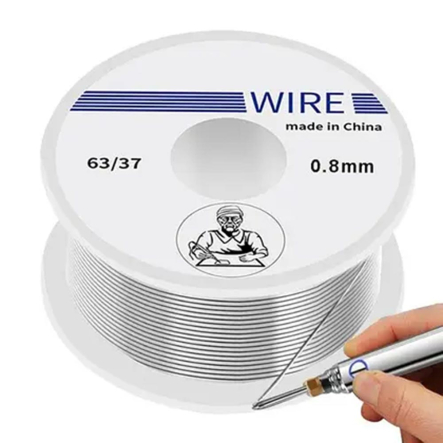 Припой (олово для пайки) 100 г 0,8 мм 63Sn/37Pb