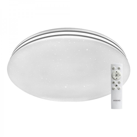 Светильник LED AL5750ARD 72W, 5400Lm, 2700K-6500K, круг, 480х75мм, SILVER
