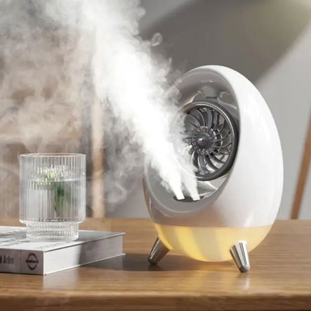 Вентилятор настольный 10W с увлажнением от USB 21х14х13см