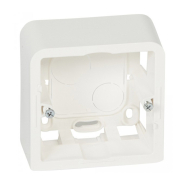 Коробка накладная Legrand Mosaic, 2 модуля, Н=40мм, белый, 080281
