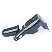 Зарядний пристрій (авто прикурювач + розетка), Gembird MP3A-UC-ACCAR, чорний