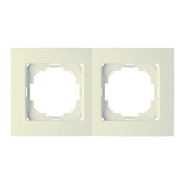 Рамка Nilson Touran двойная универсальная крем, 24120092