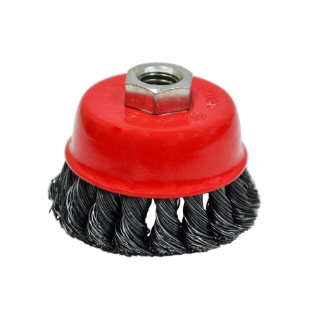Щетка-крацовка "Чашка", закрученная 100мм - 1